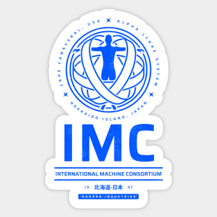 International Machine Consortium Blue Sticker